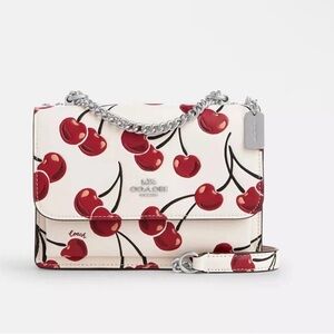 NWT Ret$378 Coach Mini Klare Cherry Crossbody Bag